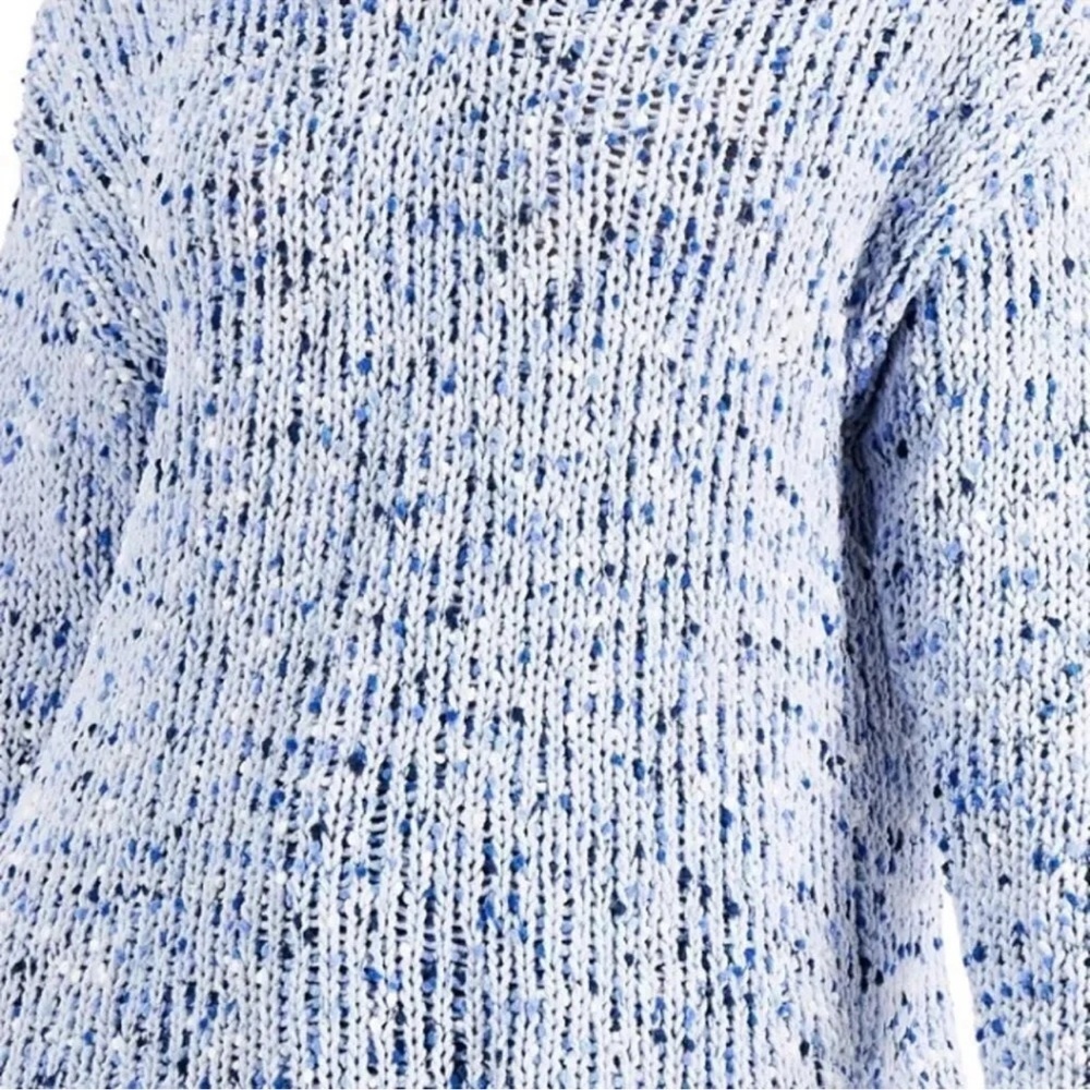 Blue Hoodie Sweater Chambray - Picture 2 of 2